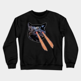 Kitty Lazers Crewneck Sweatshirt